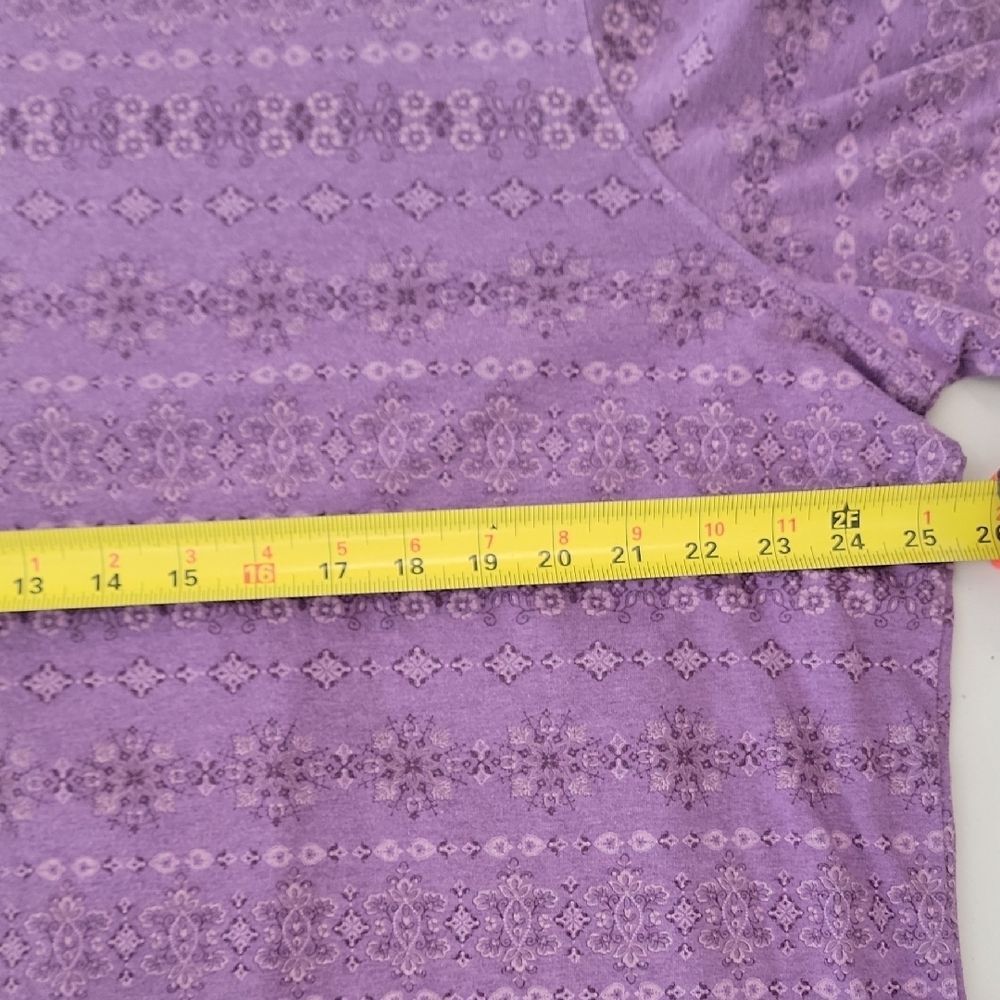 Croft & Barrow Purple Women's Stretch Top - Picture 14 of 16